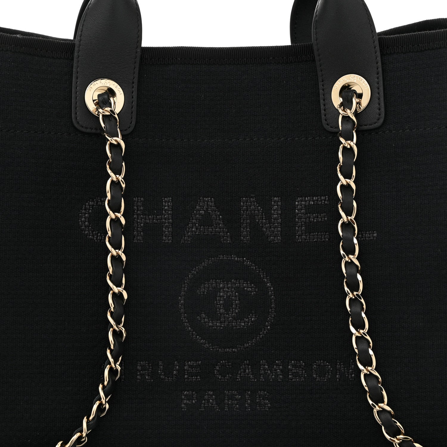Chanel Mixed Fibers Small Deauville Tote Black 9 of 11