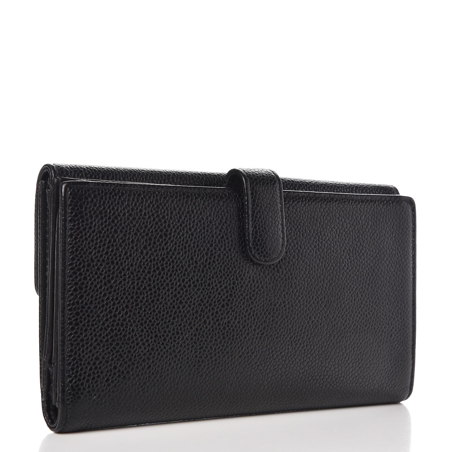 Chanel Caviar Timeless CC Flap Wallet Black 3 of 12