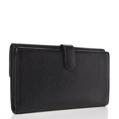 Chanel Caviar Timeless CC Flap Wallet Black 3 of 12