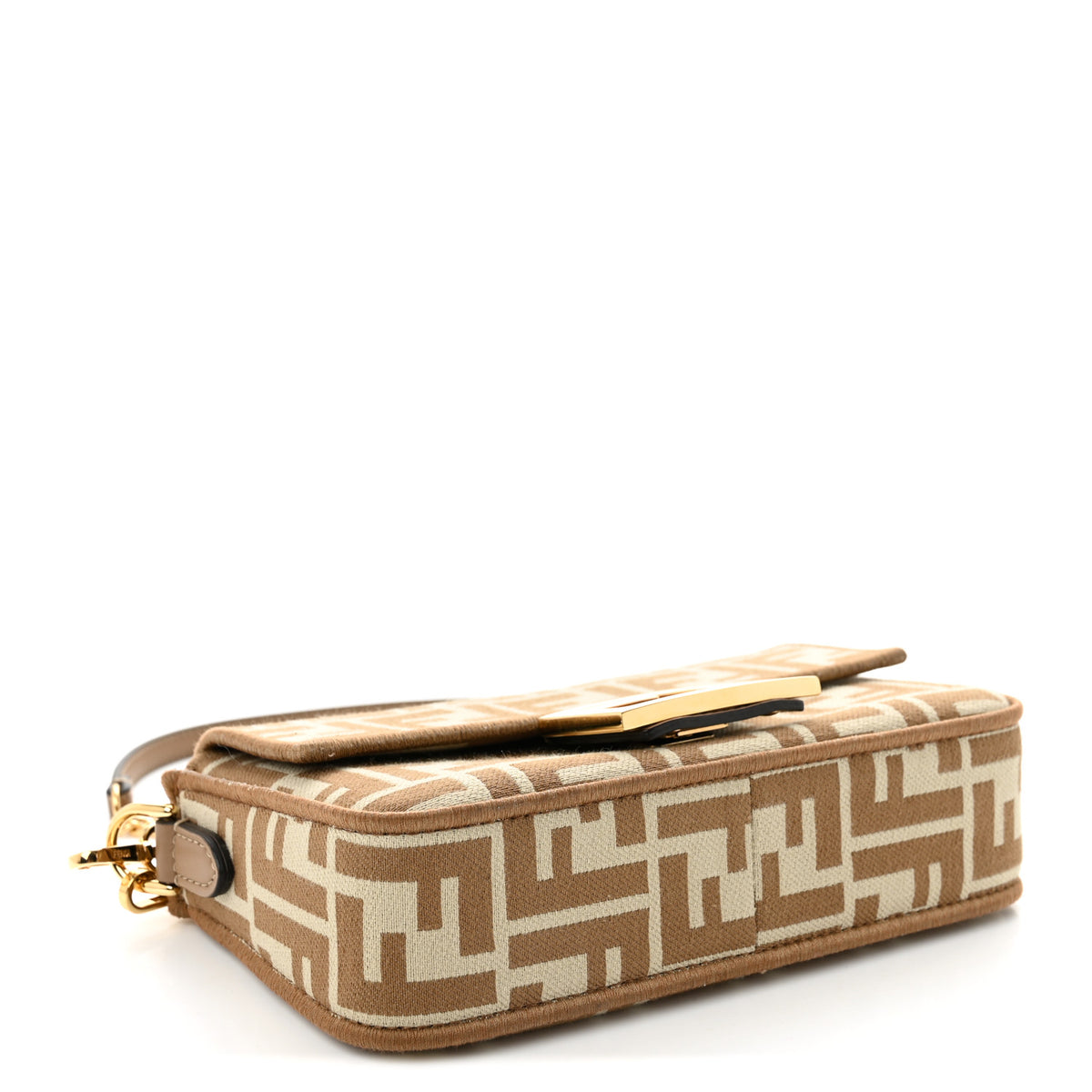 Fabric Jacquard FF 1974 Mini Baguette Beige Sand
