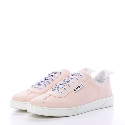 Chanel Canvas Womens Sneakers 40 Light Pink 3 of 9