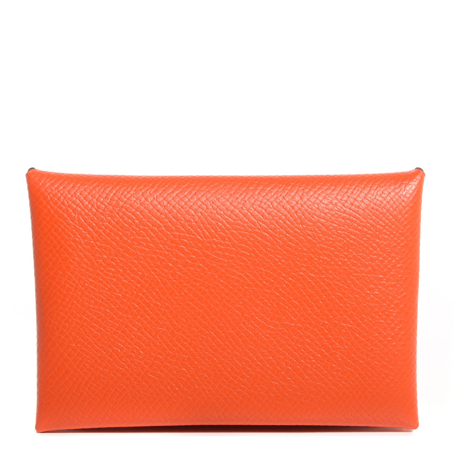 Hermes Epsom Calvi Card Case Orange 1 of 6