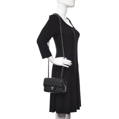 Chanel Caviar Quilted Mini Rectangular Flap Black 2 of 10
