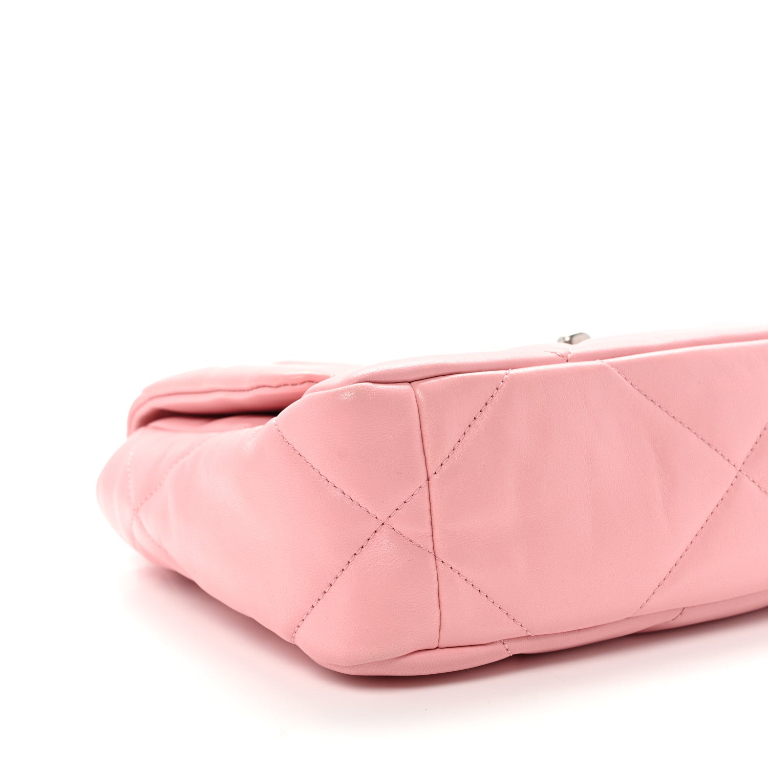 Chanel Lambskin Quilted Medium Chanel 19 Flap Light Pink 9 of 10