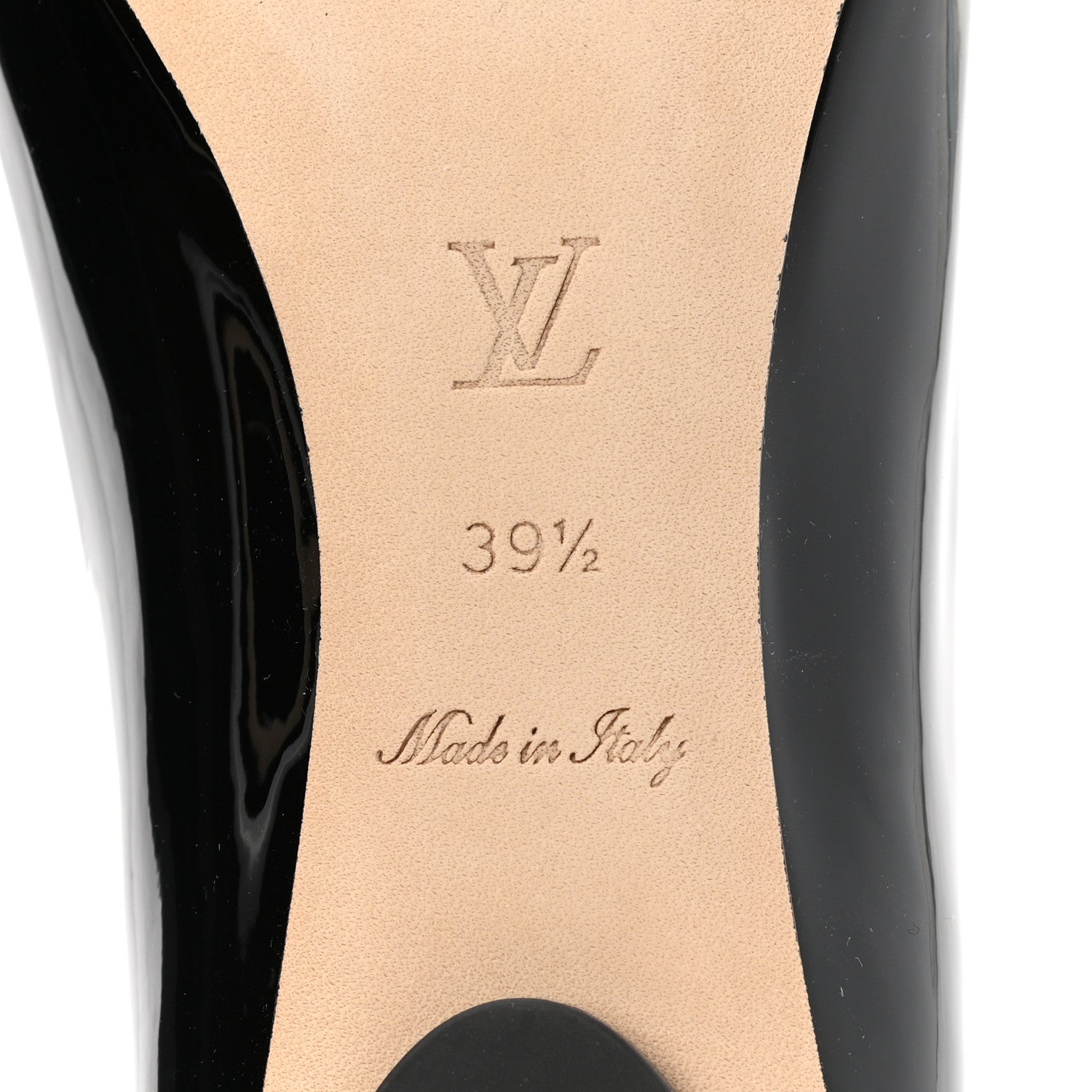 Louis Vuitton Patent Monogram Nylon Bow Popi Ballerina Flats 39.5 Black 6 of 9