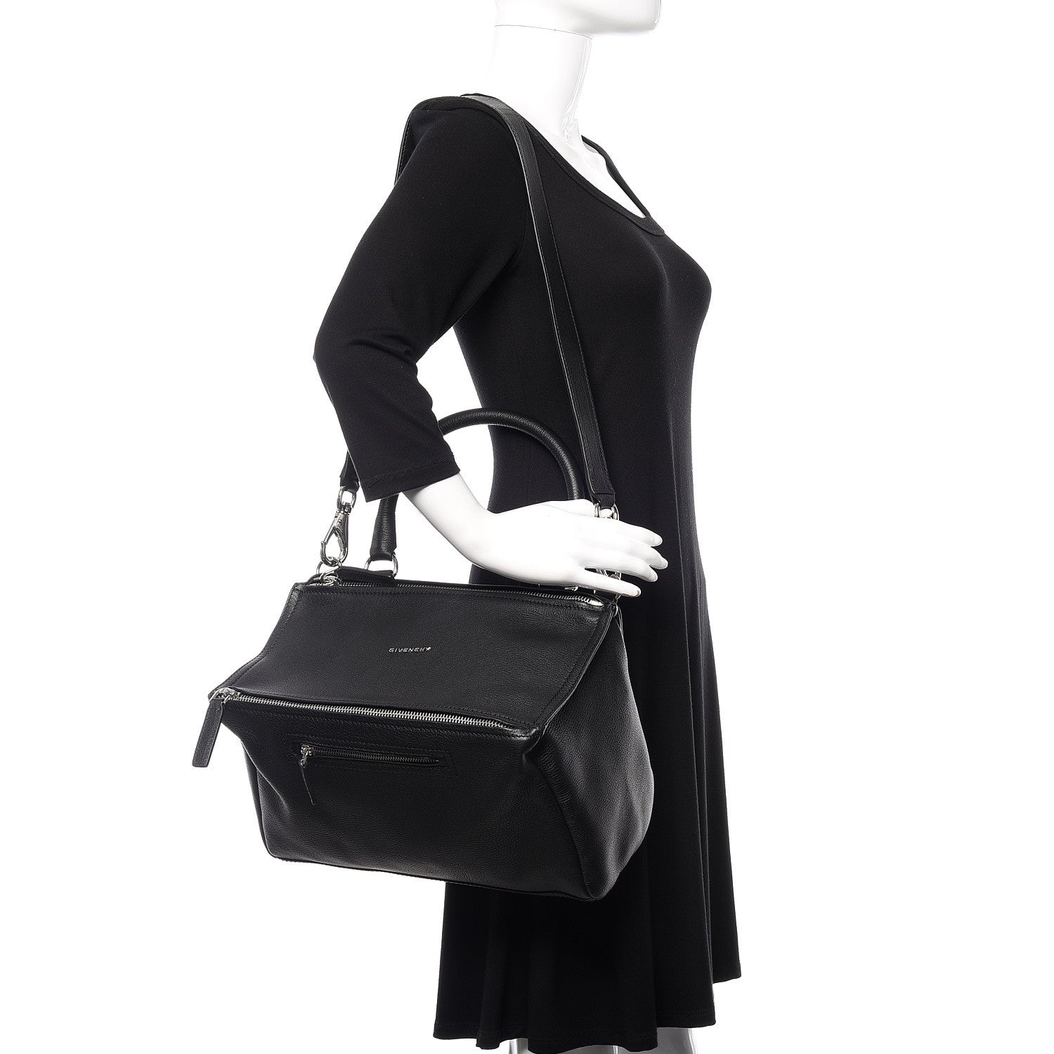 Givenchy Sugar Goatskin Medium Pandora Black 2 of 11