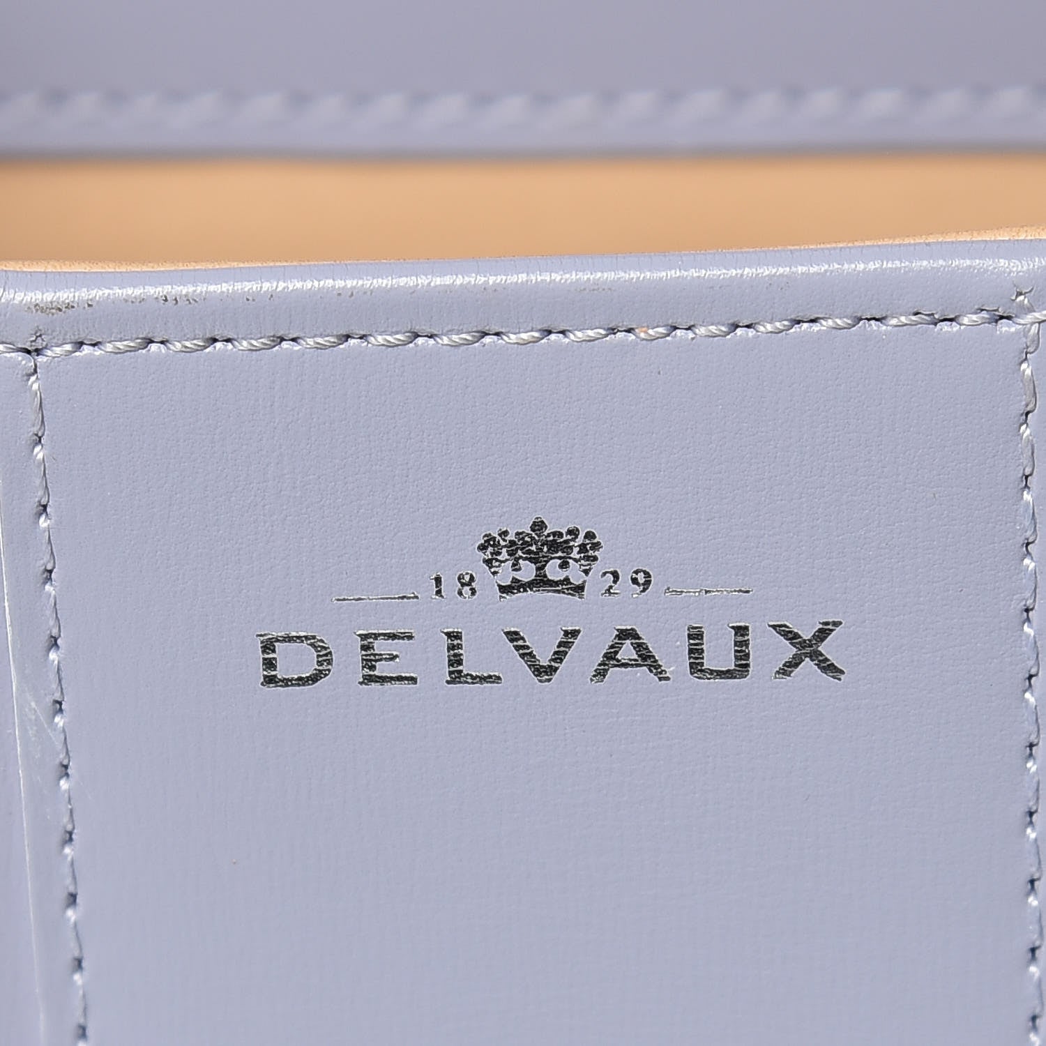 Delvaux Box Calfskin MM Brillant Satchel Lilac 9 of 11