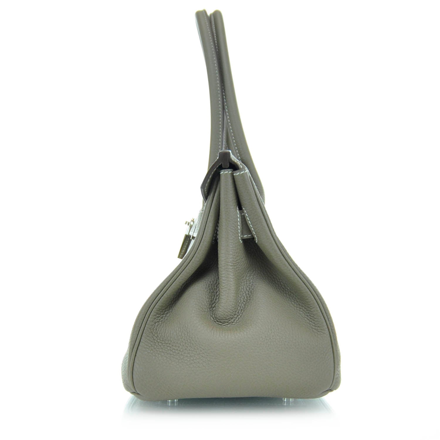 Hermes Taurillon Clemence JPG Shoulder Birkin II 42 Etoupe 5 of 9