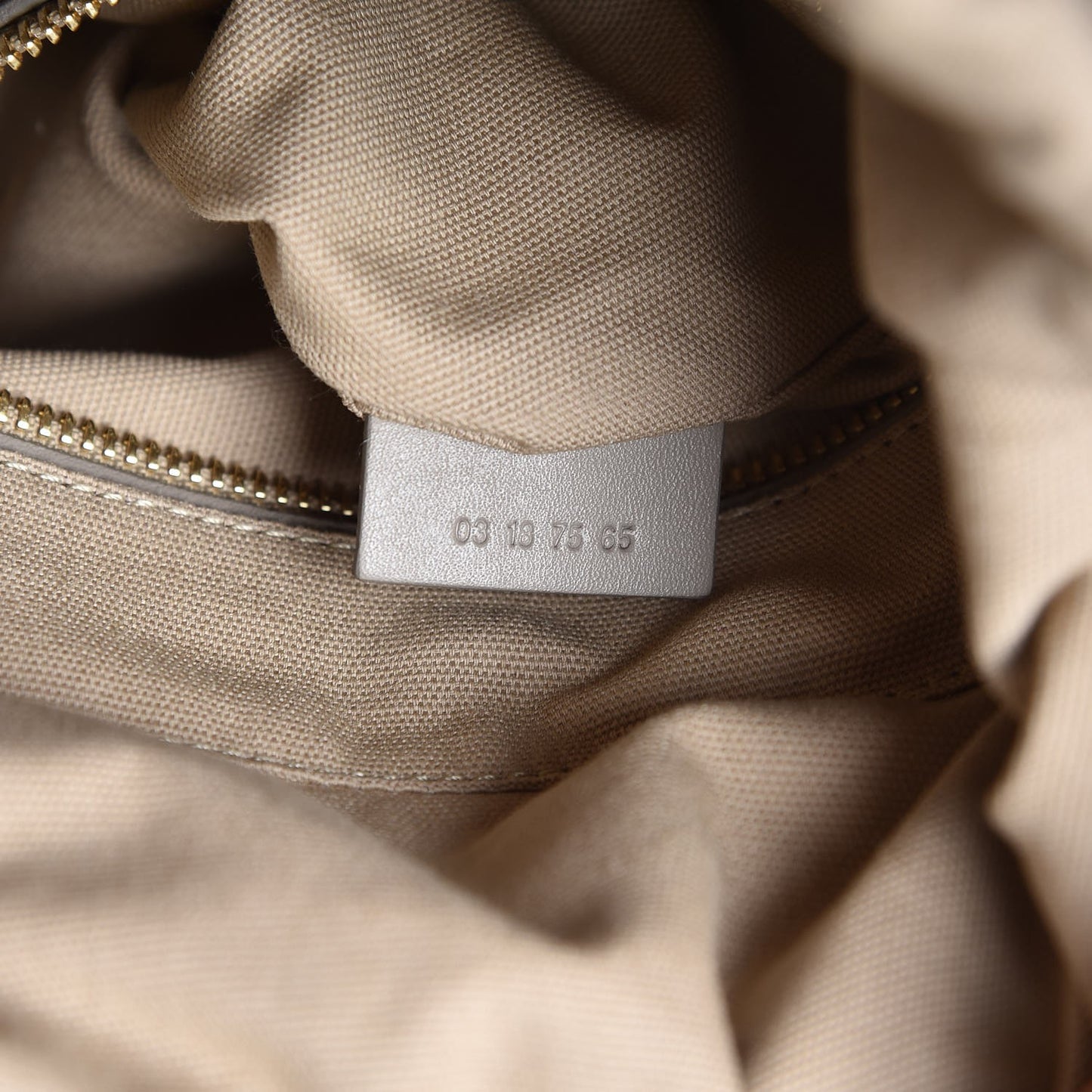 Smooth Calfskin Small Roy Bucket Bag Motty Grey