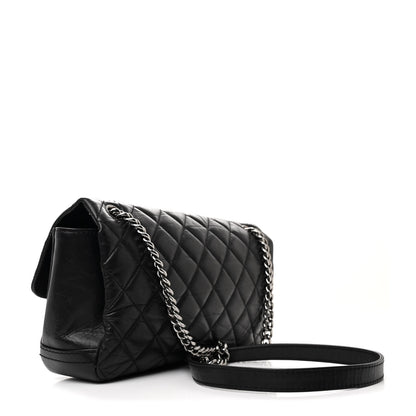 Chanel Aged Calfskin Quilted Small Lady Pearly Flap Black 3 of 13