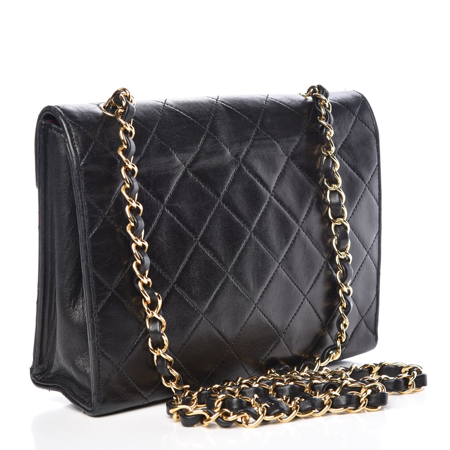 Chanel Lambskin Quilted Envelope Flap Black 3 of 11