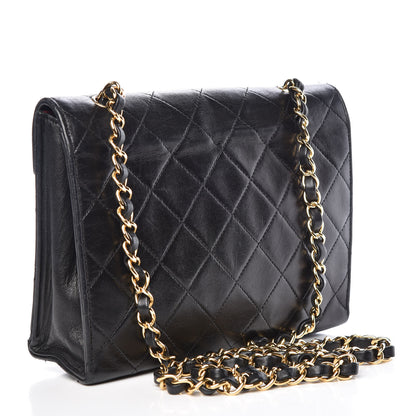 Chanel Lambskin Quilted Envelope Flap Black 3 of 11