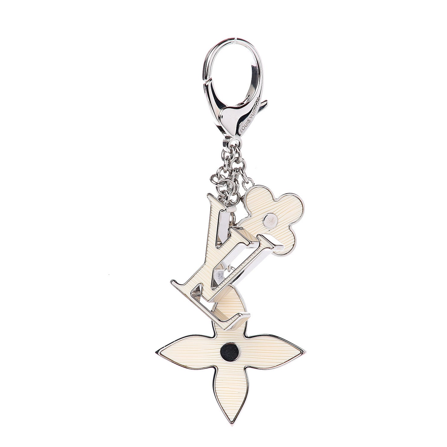 Fleur d Epi Bag Charm Ivory