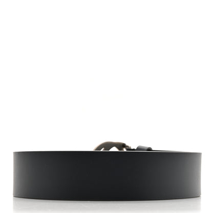Gucci Selleria Calfskin Mens Interlocking G 37mm Belt 90 36 Navy 2 of 4