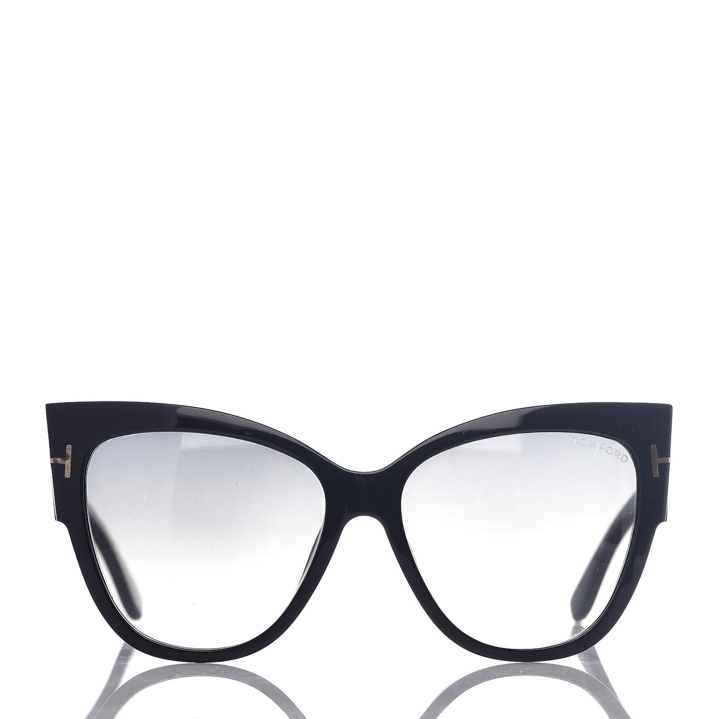 Acetate Anoushka Cat Eye Sunglasses TF371 Black