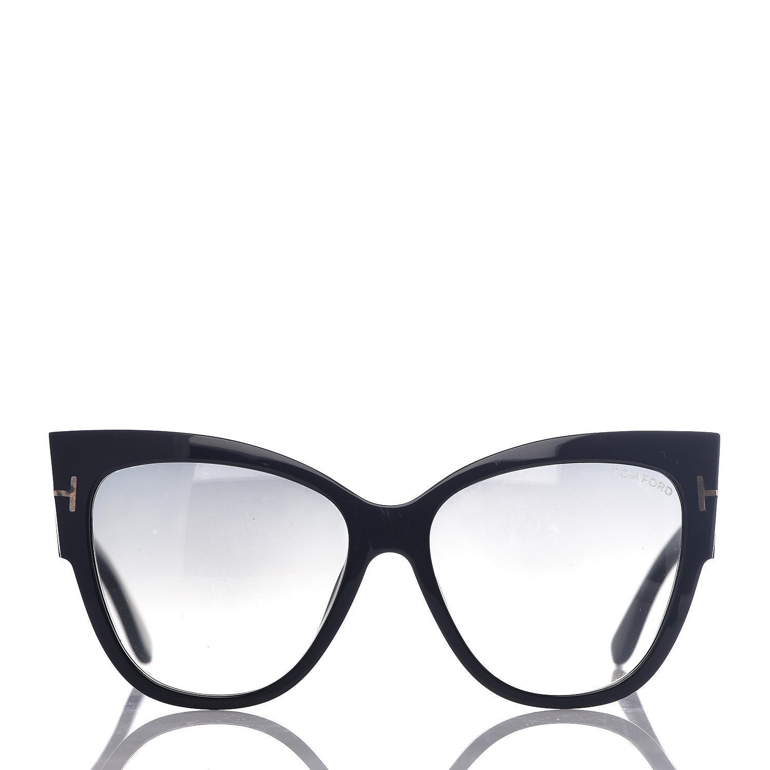 Tom Ford Acetate Anoushka Cat Eye Sunglasses TF371 Black 2 of 7