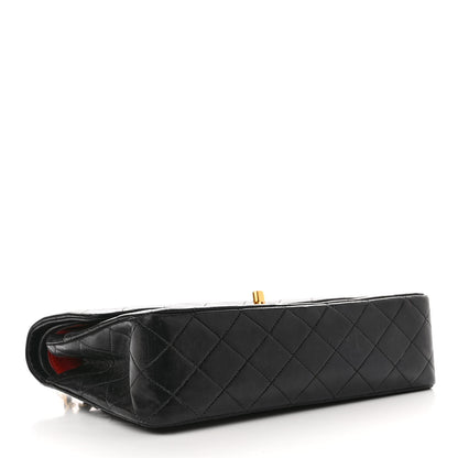 Chanel Lambskin Quilted Medium Double Flap Black 5 of 16