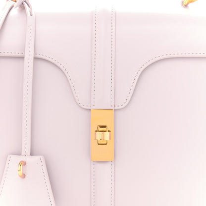 Celine Satinated Calfskin Small 16 Top Handle Bag Poudre 10 of 12