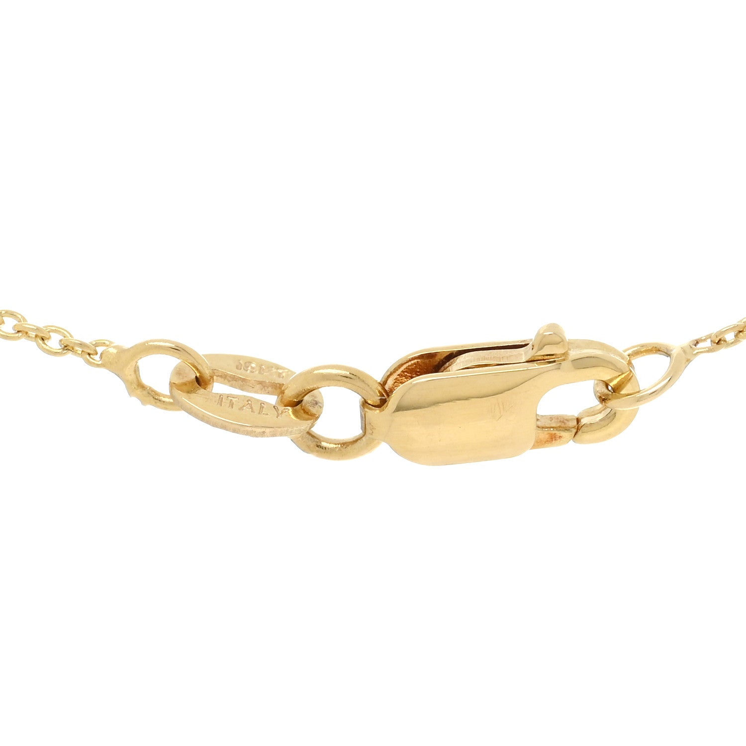 Roberto Coin 18K Yellow Gold Diamond Tiny Treasures Baby Cross Pendant Necklace 4 of 4