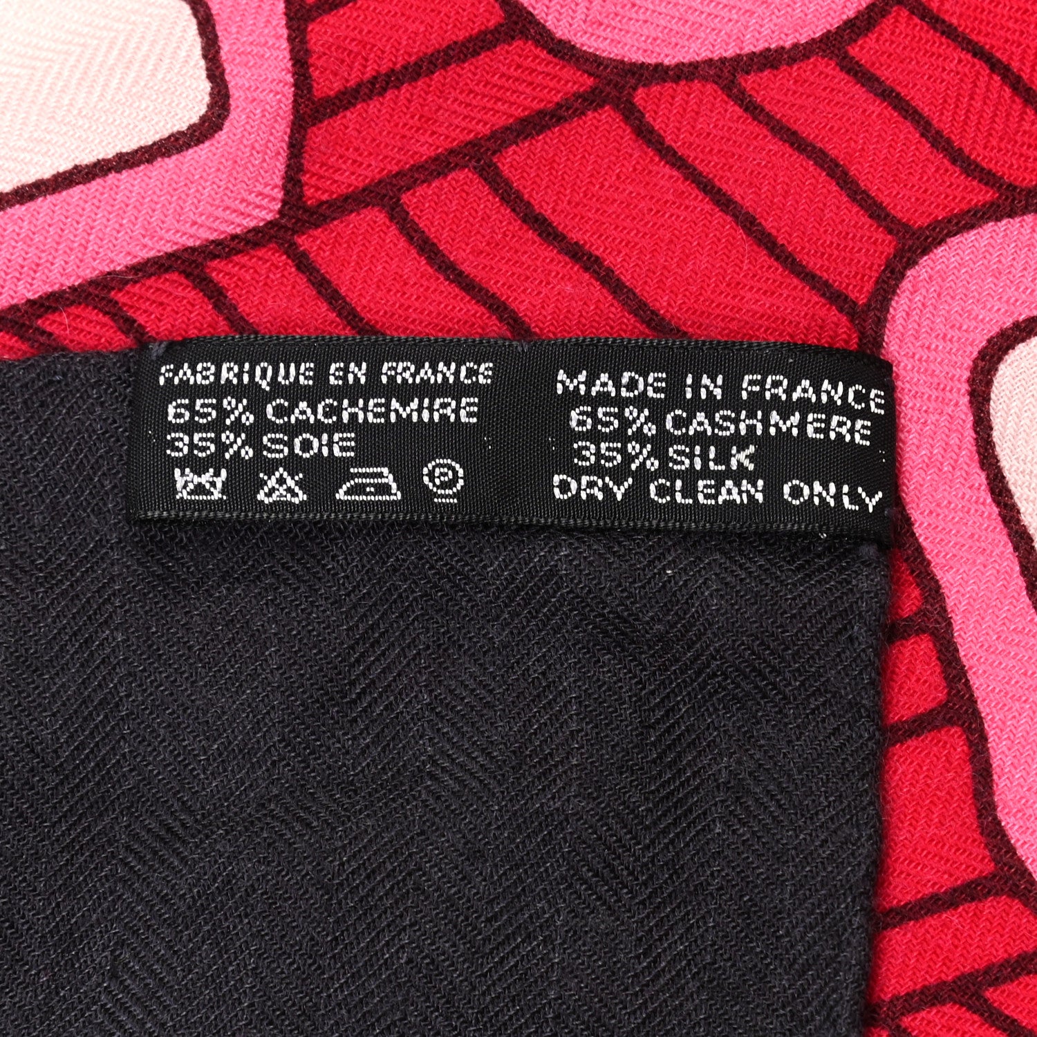 Hermes Cashmere Silk Grands Fonds Detail Shawl 140 4 of 4