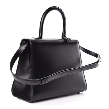 Delvaux Box Calfskin MM Brillant Satchel Black 3 of 9