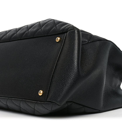 Chanel Caviar Quilted XL Grand Shopping Tote GST Black 9 of 9