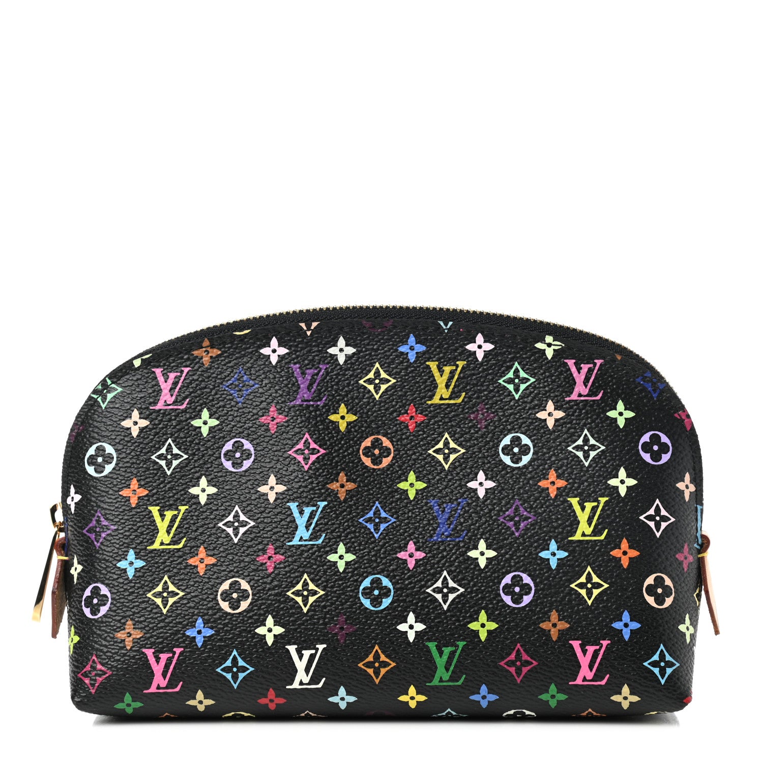 Louis Vuitton Monogram Multicolor Cosmetic Pouch Black Grenade 1 of 8