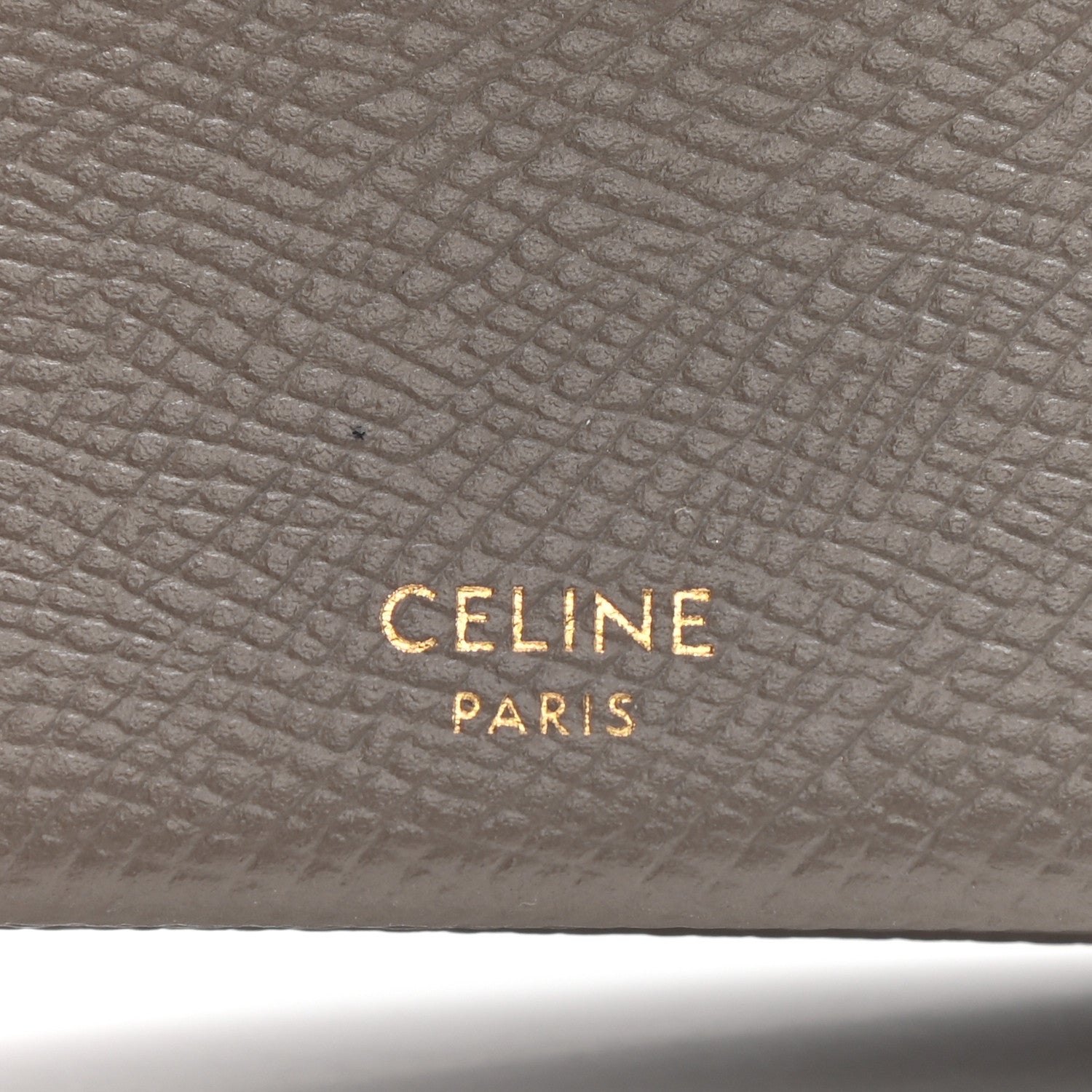 Celine Grained Calfskin Accordion Card Holder Grey 6 of 7