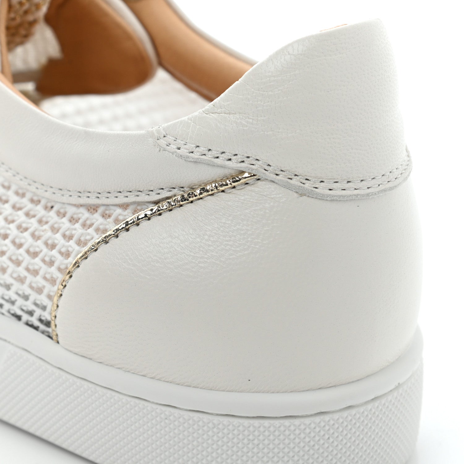 Christian Louboutin Nappa Spikes Womens Vieira Flat Sneakers 39.5 Gold 13 of 14