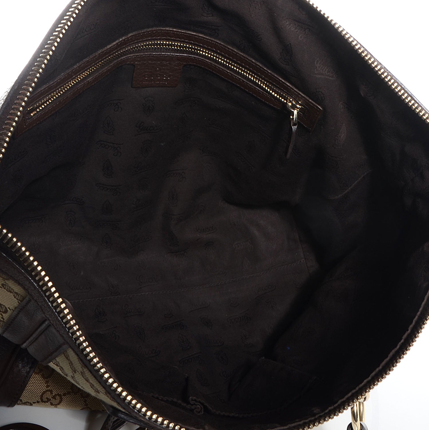 Gucci Monogram Medium Charm Top Handle Bag Brown 5 of 7