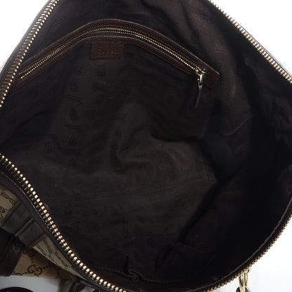 Gucci Monogram Medium Charm Top Handle Bag Brown 5 of 7
