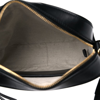 Gucci Calfskin GG Matelasse Shoulder Bag Black Natural 5 of 13