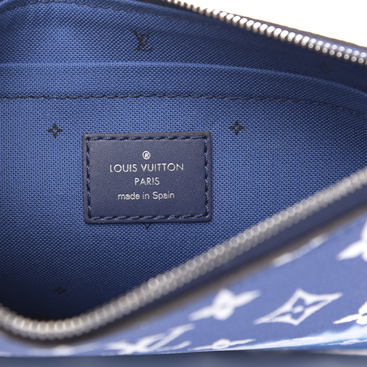 Monogram Escale Neverfull MM GM Pochette Blue