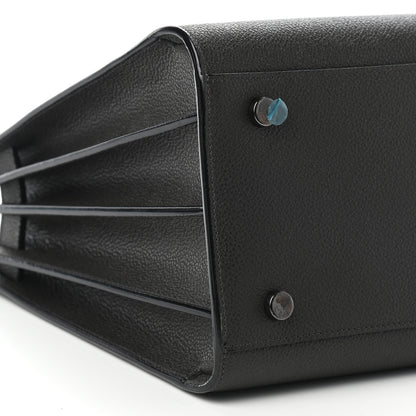 Saint Laurent Grained Calfskin Small Sac De Jour Black 8 of 9
