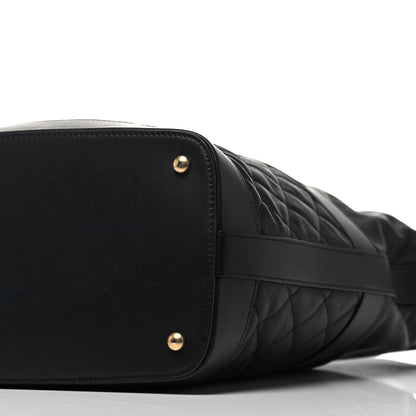 Chanel Caviar Lambskin Quilted Casual Style Hobo Black 5 of 8