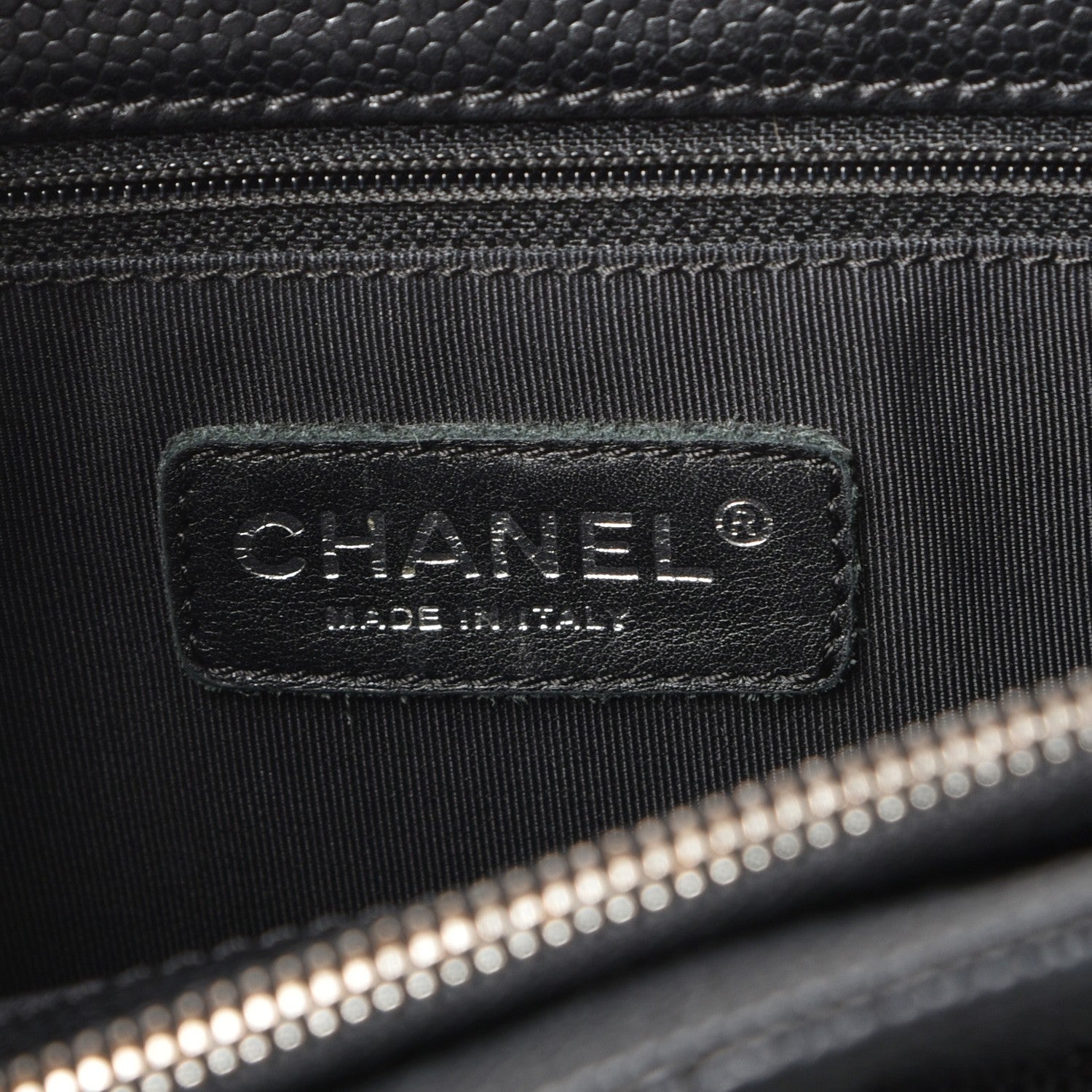 Chanel Caviar Quilted Grand Shopping Tote GST Black 6 of 9
