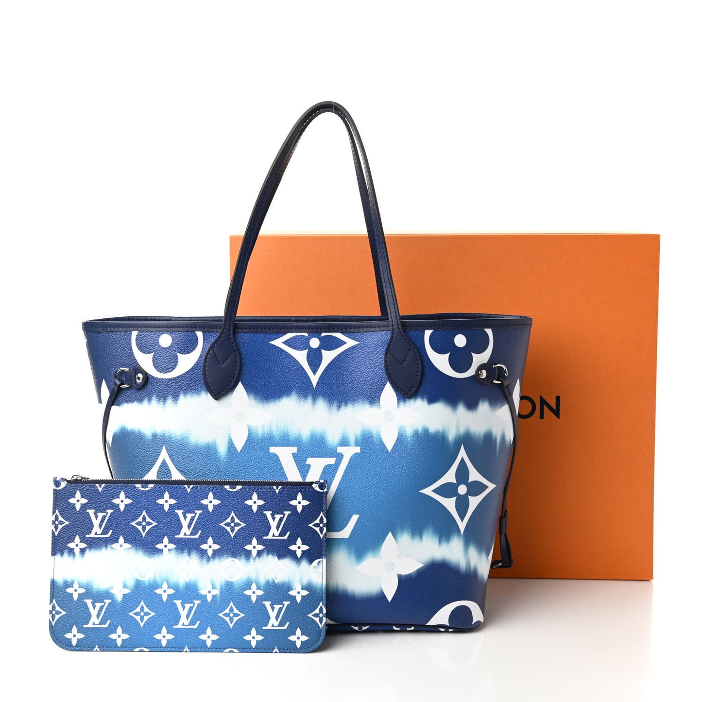 Monogram Escale Neverfull MM Blue