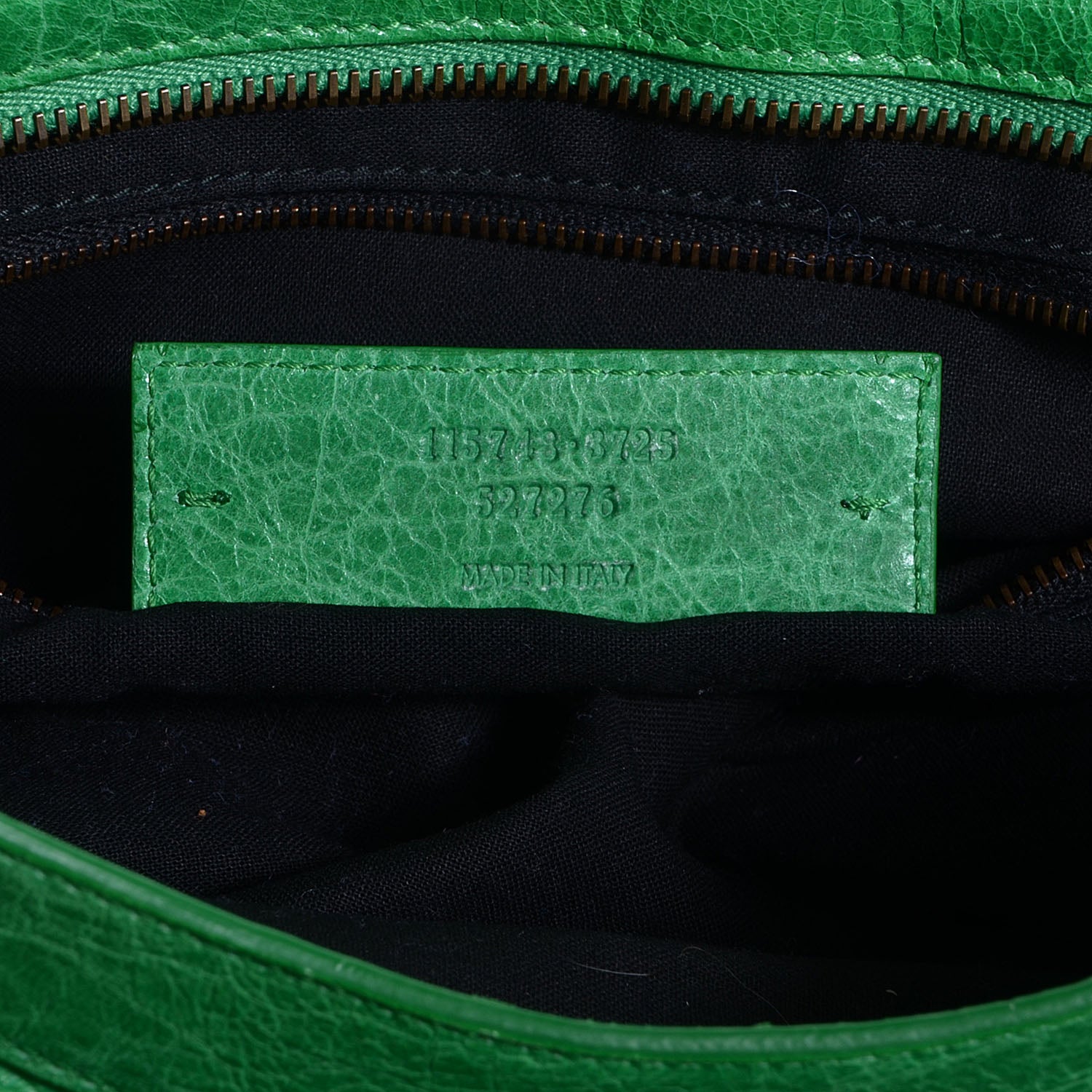 Balenciaga Agneau Classic Hardware City Vert Poker 7 of 12