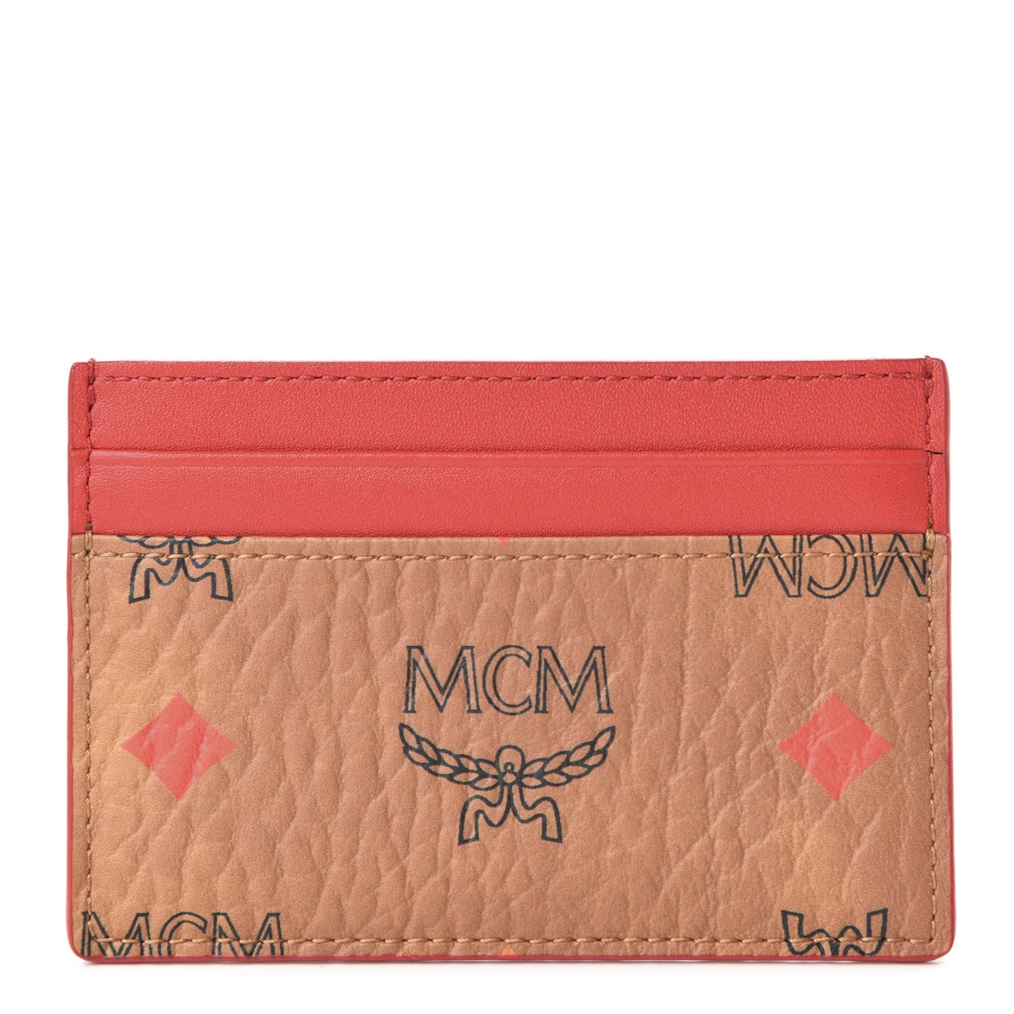 Skyoptic Visetos Spectrum Diamond Card Case Cognac