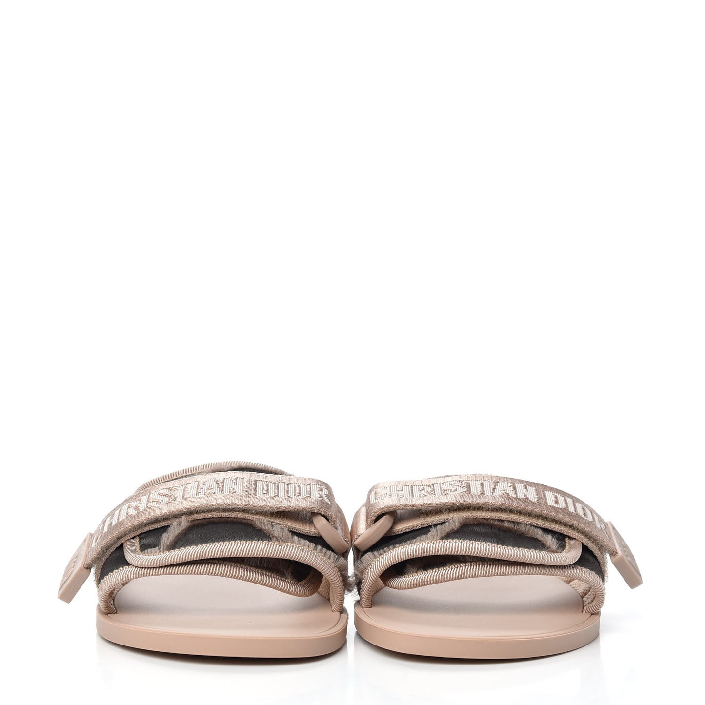 Canvas Nylon Camouflage Dior(e)volution Mule Slide Sandals 36 Nude
