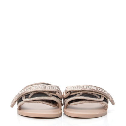 Christian Dior Canvas Nylon Camouflage Dior(e)volution Mule Slide Sandals 36 Nude 2 of 11