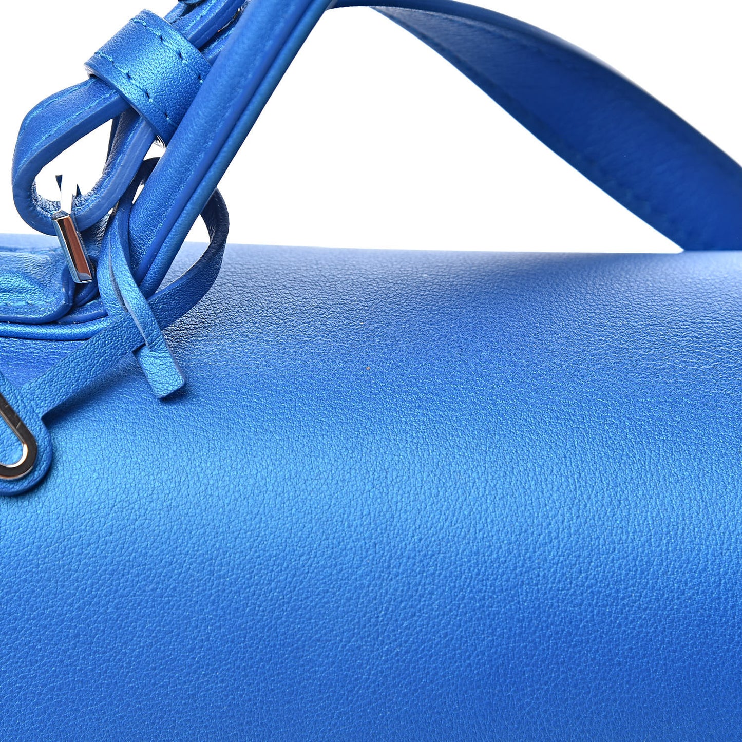 Calfskin MM Tempete Satchel Satin Electric