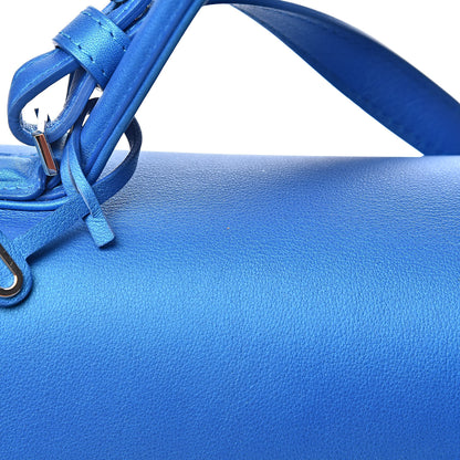 Delvaux Calfskin MM Tempete Satchel Satin Electric 11 of 14