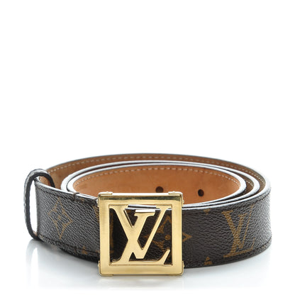 Louis Vuitton Monogram LV Frame Belt 90 36 1 of 11