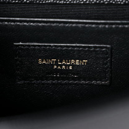 Saint Laurent Grain De Poudre Small Classic Monogram Kate Tassel Satchel Black 8 of 10