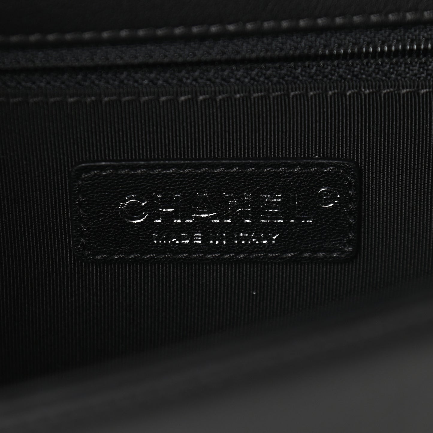 Calfskin Quilted New Medium Boy Flap Black