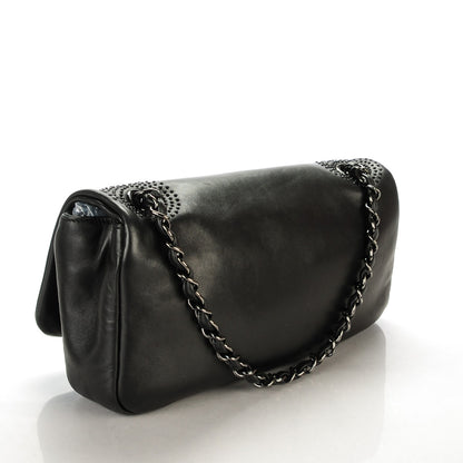 Chanel Lambskin Studded CC East West Flap Black 3 of 7