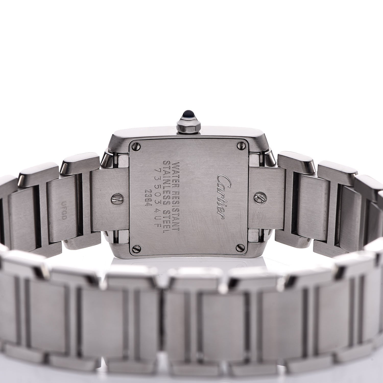 Cartier Stainless Steel 20mm Tank Francaise Quartz Watch 6 of 7