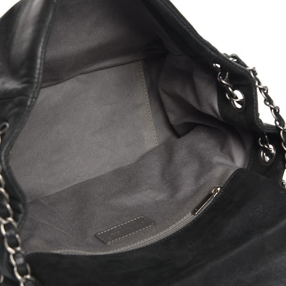 Chanel Iridescent Calfskin Glint Accordion Flap Black 6 of 8