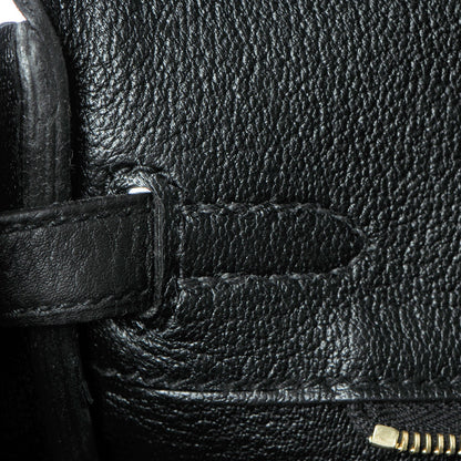 Hermes Togo Birkin 25 Black 10 of 34